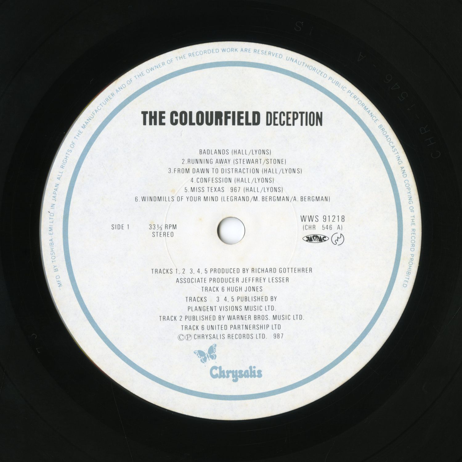 The Colourfield『Deception』03